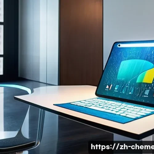 나노공학과 화학공정 - **Prompt:** A modern, clean, and inspiring interior scene showcasing the seamless integration of nan...