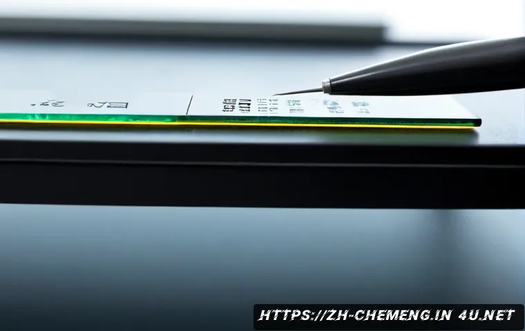 고분자 나노복합체 - Photorealistic materials science laboratory scene, a transparent polymer film sample held in precisi...